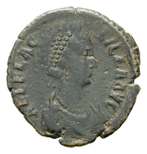 Mgs antica aelia - flaccilla, Æ